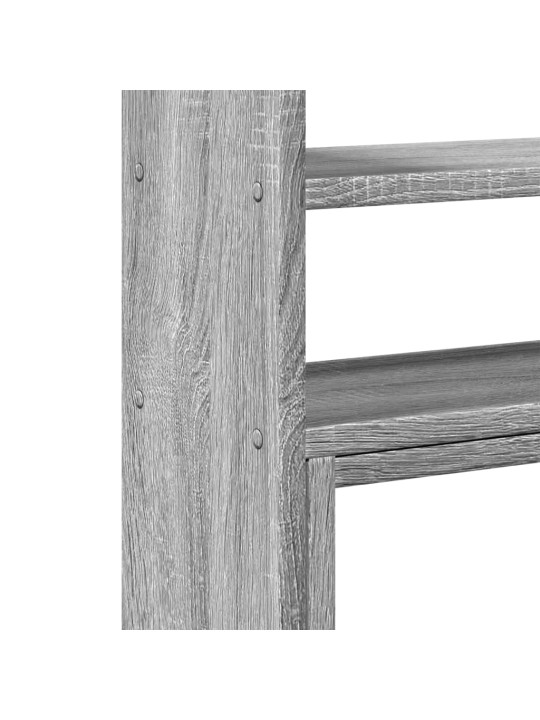 Stolní organizér nastavitelný šedý sonoma 40x17x41 cm kompozit