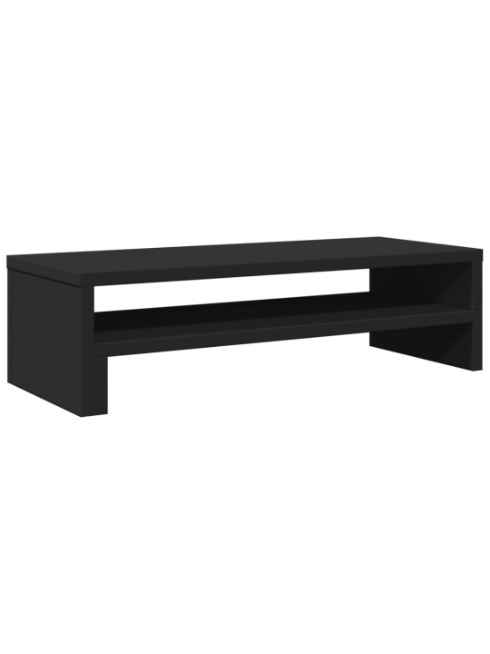Stojan na monitor černý 54 x 22 x 15 cm kompozitní dřevo