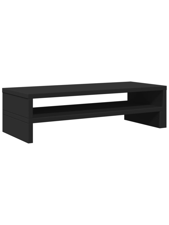 Stojan na monitor černý 54 x 22 x 15 cm kompozitní dřevo