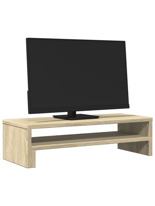 Stojan na monitor dub sonoma 54 x 22 x 15 cm kompozitní dřevo