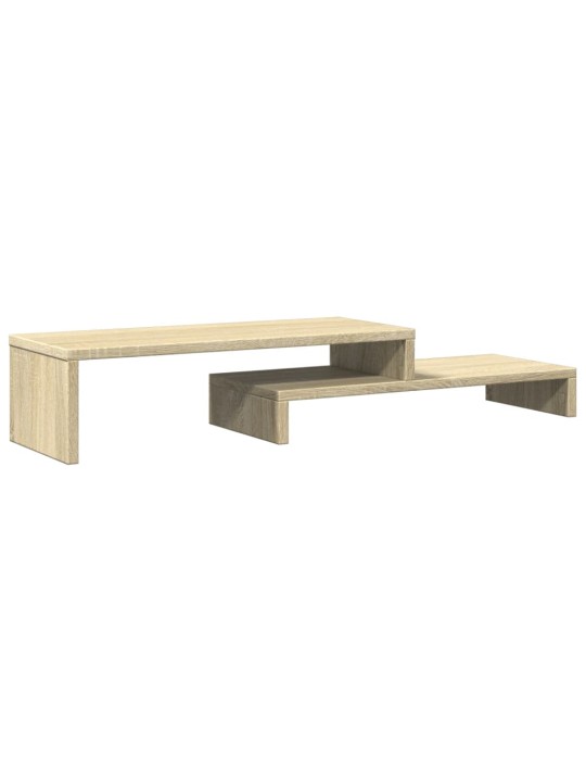 Stojan na monitor dub sonoma 54 x 22 x 15 cm kompozitní dřevo