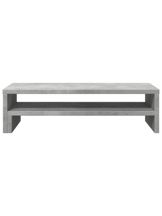 Stojan na monitor betonově šedý 54x22x15 cm kompozitní dřevo