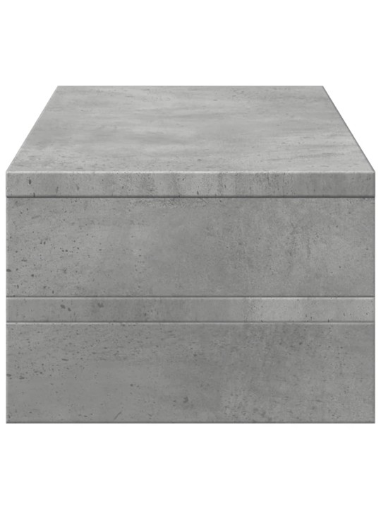 Stojan na monitor betonově šedý 54x22x15 cm kompozitní dřevo