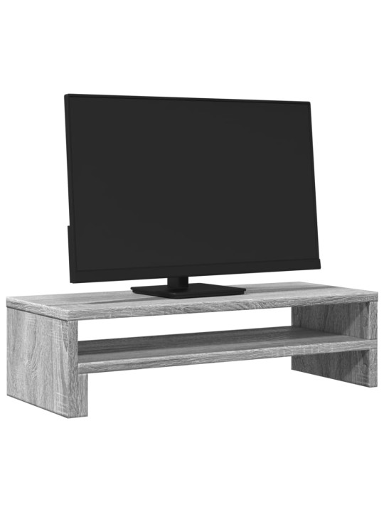 Stojan na monitor šedý sonoma 54 x 22 x 15 cm kompozitní dřevo