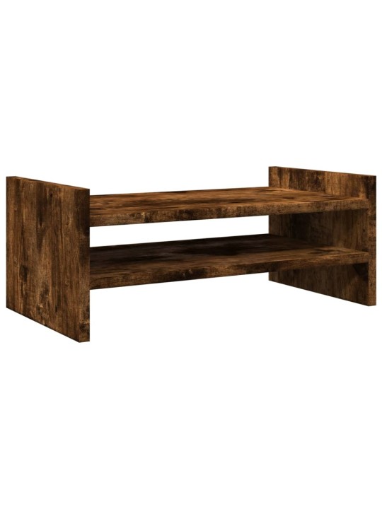 Stojan na monitor kouřový dub 50 x 27 x 20 cm kompozitní dřevo
