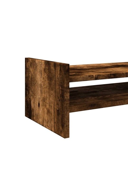Stojan na monitor kouřový dub 50 x 27 x 20 cm kompozitní dřevo