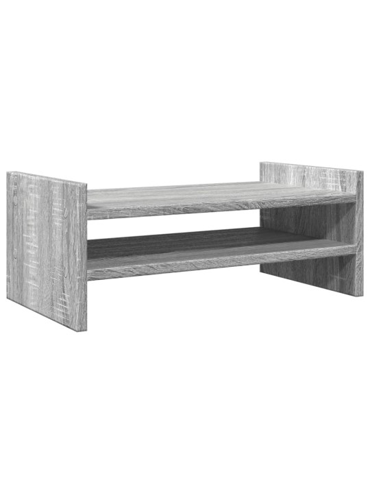 Stojan na monitor šedý sonoma 50 x 27 x 20 cm kompozitní dřevo