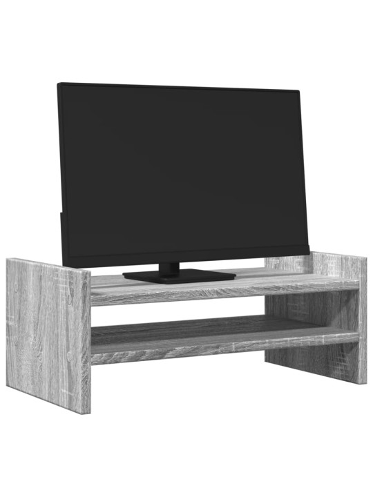 Stojan na monitor šedý sonoma 50 x 27 x 20 cm kompozitní dřevo