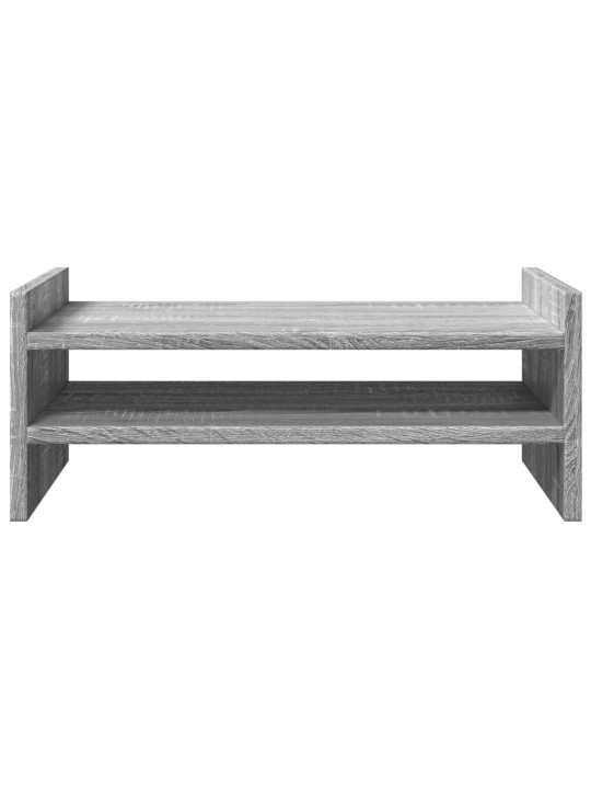 Stojan na monitor šedý sonoma 50 x 27 x 20 cm kompozitní dřevo
