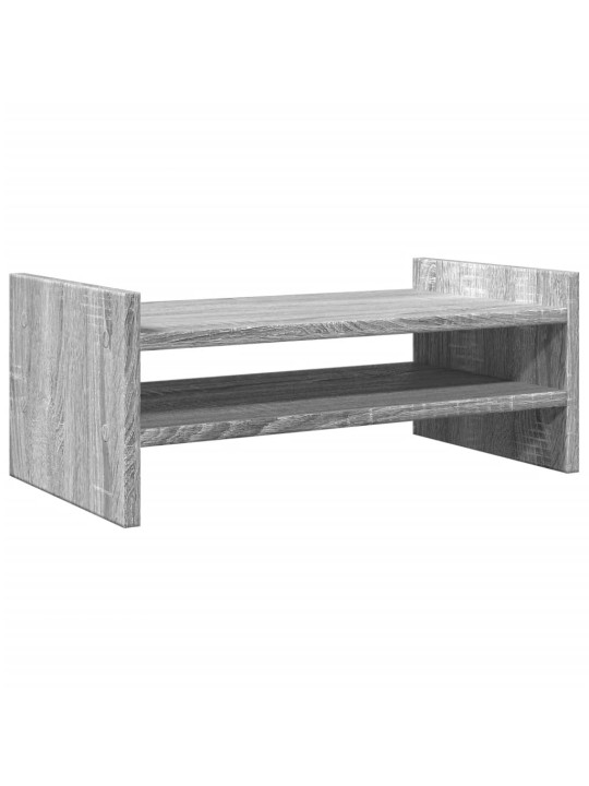 Stojan na monitor šedý sonoma 50 x 27 x 20 cm kompozitní dřevo