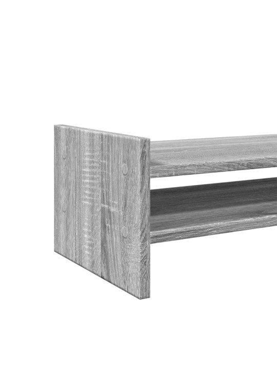 Stojan na monitor šedý sonoma 50 x 27 x 20 cm kompozitní dřevo