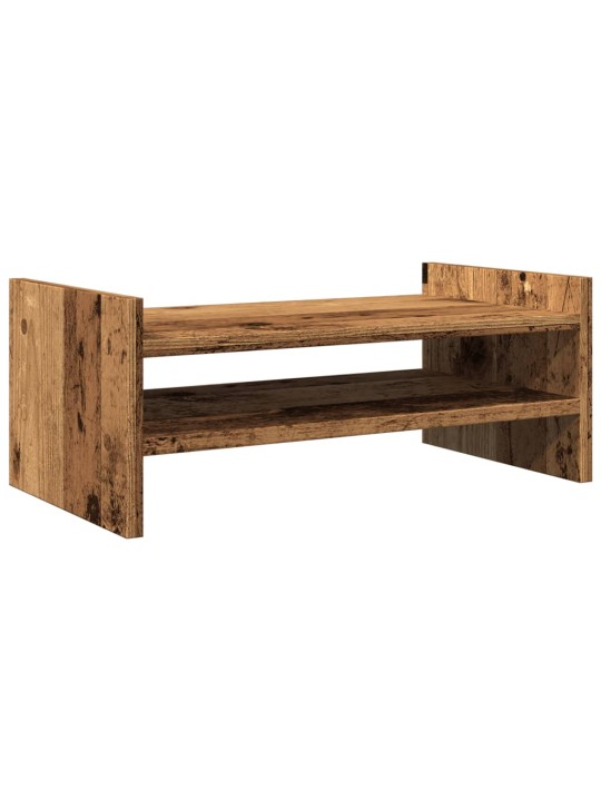 Stojan na monitor old wood 50 x 27 x 20 cm kompozitní dřevo