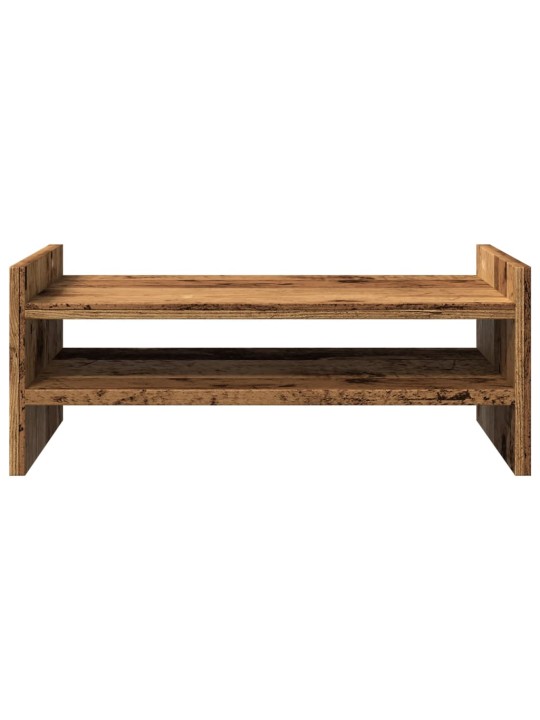 Stojan na monitor old wood 50 x 27 x 20 cm kompozitní dřevo
