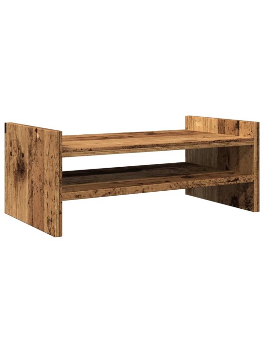 Stojan na monitor old wood 50 x 27 x 20 cm kompozitní dřevo