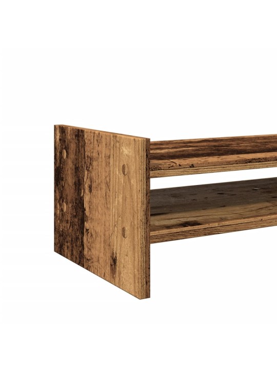 Stojan na monitor old wood 50 x 27 x 20 cm kompozitní dřevo