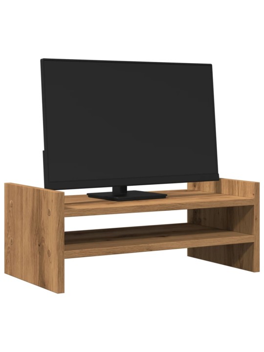 Stojan na monitor dub artisan 50 x 27 x 20 cm kompozitní dřevo