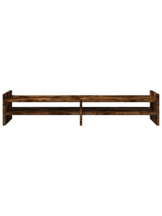 Stojan na monitor kouřový dub 100 x 27 x 20 cm kompozitní dřevo
