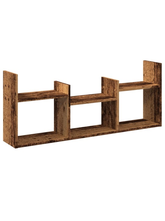 Nástěnná skříňka 100 x 18 x 40 cm old wood kompozitní dřevo