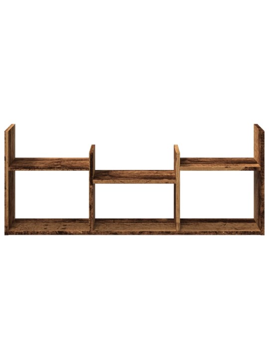 Nástěnná skříňka 100 x 18 x 40 cm old wood kompozitní dřevo
