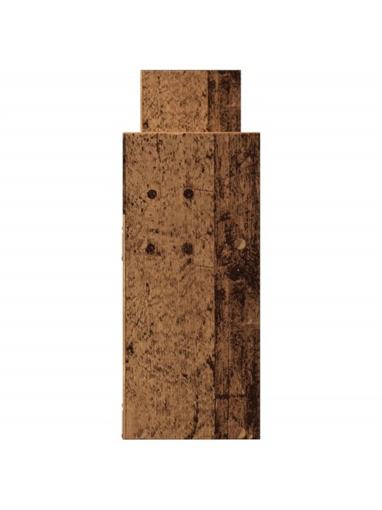 Nástěnná skříňka 100 x 18 x 40 cm old wood kompozitní dřevo