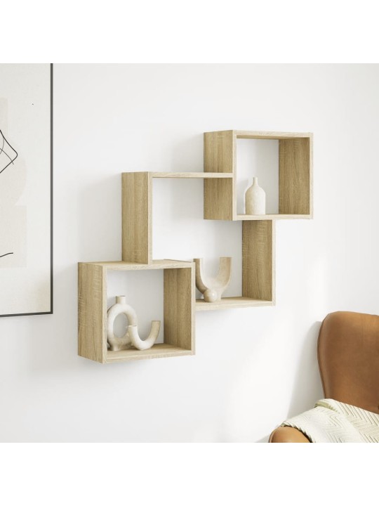Nástěnná skříňka 78 x 18 x 71 cm dub sonoma kompozitní dřevo