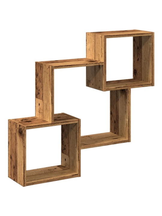 Nástěnná skříňka 78 x 18 x 71 cm old wood kompozitní dřevo
