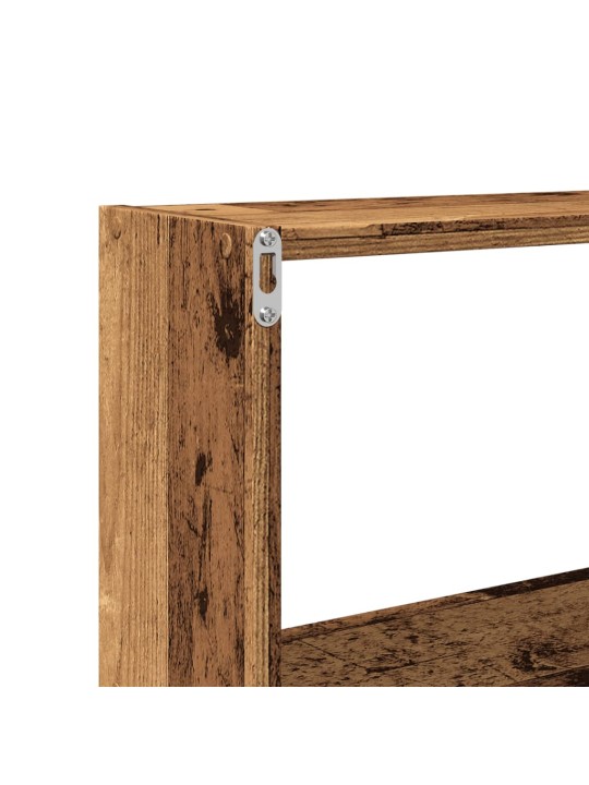 Nástěnná skříňka 158 x 18 x 53 cm old wood kompozitní dřevo
