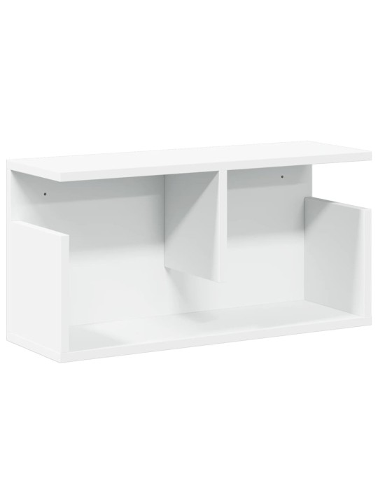 Nástěnná skříňka 60 x 20 x 30 cm bílá kompozitní dřevo