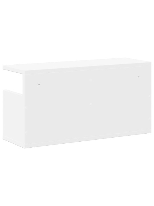 Nástěnná skříňka 60 x 20 x 30 cm bílá kompozitní dřevo