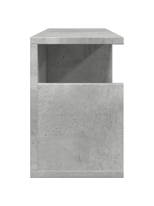 Nástěnná skříňka 60 x 20 x 30 cm betonově šedá kompozitní dřevo