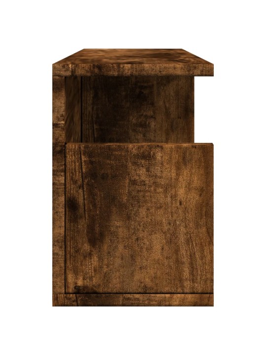 Nástěnná skříňka 60 x 20 x 30 cm kouřový dub kompozitní dřevo