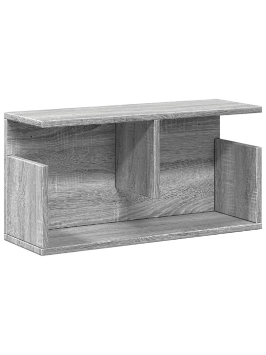 Nástěnná skříňka 60 x 20 x 30 cm šedá sonoma kompozitní dřevo