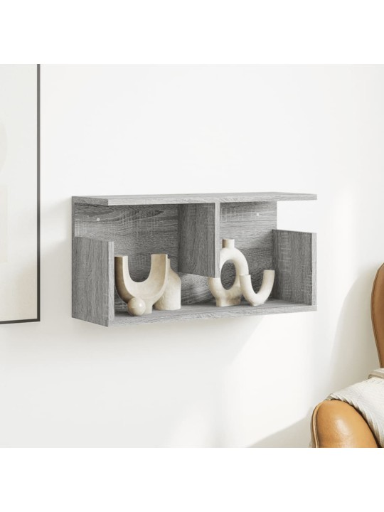 Nástěnná skříňka 60 x 20 x 30 cm šedá sonoma kompozitní dřevo