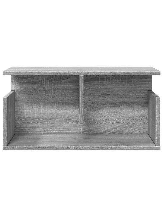 Nástěnná skříňka 60 x 20 x 30 cm šedá sonoma kompozitní dřevo