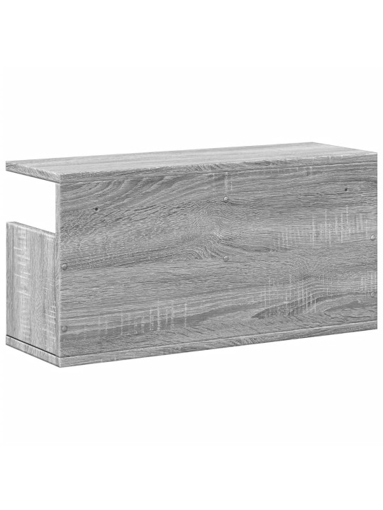 Nástěnná skříňka 60 x 20 x 30 cm šedá sonoma kompozitní dřevo