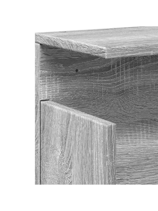 Nástěnná skříňka 60 x 20 x 30 cm šedá sonoma kompozitní dřevo