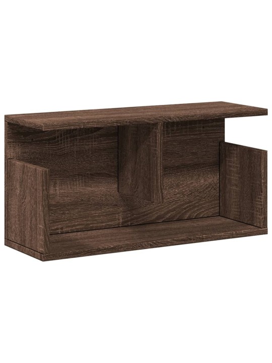 Nástěnná skříňka 60 x 20 x 30 cm hnědý dub kompozitní dřevo