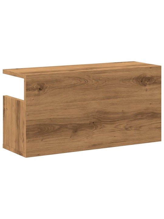 Nástěnná skříňka 60 x 20 x 30 cm dub artisan kompozitní dřevo