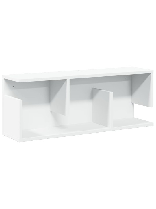 Nástěnná skříňka 80 x 20 x 30 cm bílá kompozitní dřevo