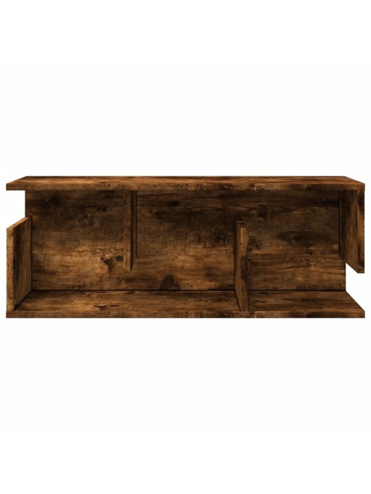 Nástěnná skříňka 80 x 20 x 30 cm kouřový dub kompozitní dřevo