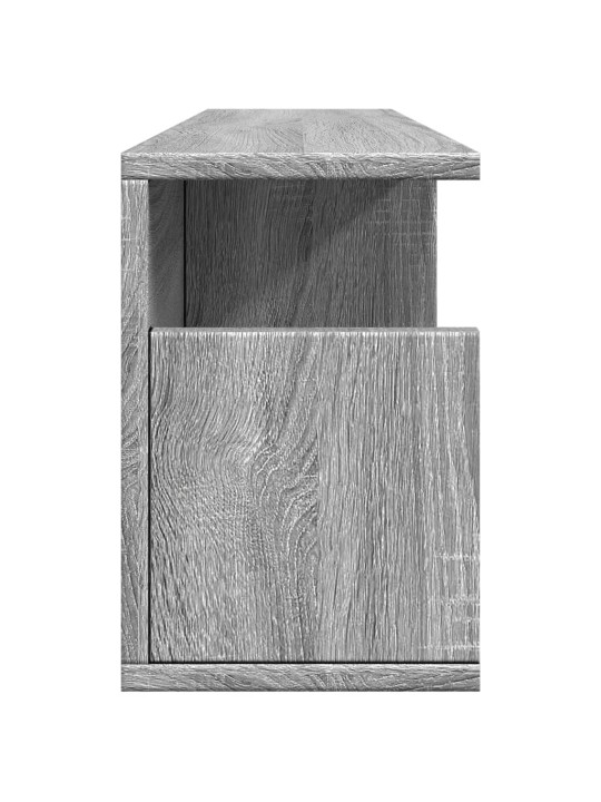 Nástěnná skříňka 80 x 20 x 30 cm šedá sonoma kompozitní dřevo