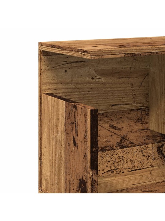 Nástěnná skříňka 80 x 20 x 30 cm old wood kompozitní dřevo