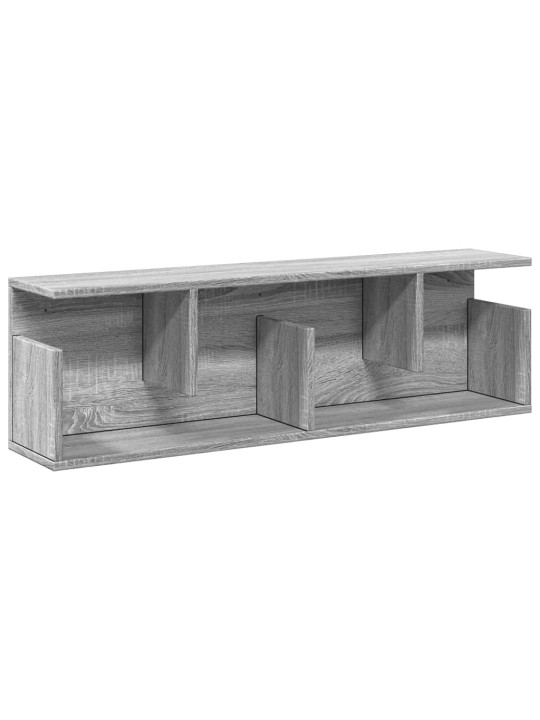Nástěnná skříňka 100 x 20 x 30 cm šedá sonoma kompozitní dřevo