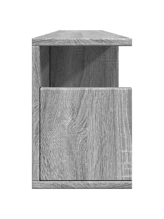 Nástěnná skříňka 100 x 20 x 30 cm šedá sonoma kompozitní dřevo
