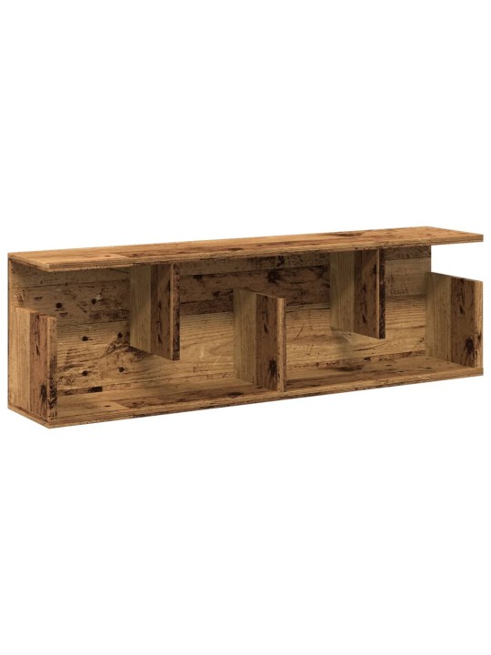 Nástěnná skříňka 100 x 20 x 30 cm old wood kompozitní dřevo