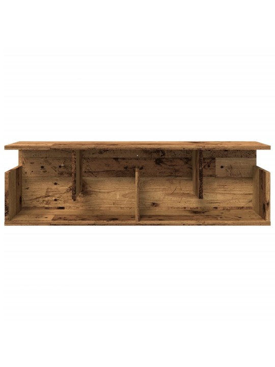 Nástěnná skříňka 100 x 20 x 30 cm old wood kompozitní dřevo