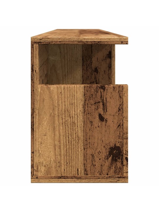 Nástěnná skříňka 100 x 20 x 30 cm old wood kompozitní dřevo