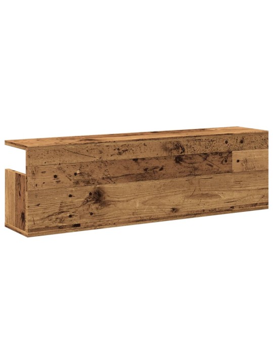 Nástěnná skříňka 100 x 20 x 30 cm old wood kompozitní dřevo
