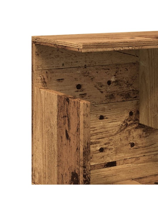 Nástěnná skříňka 100 x 20 x 30 cm old wood kompozitní dřevo