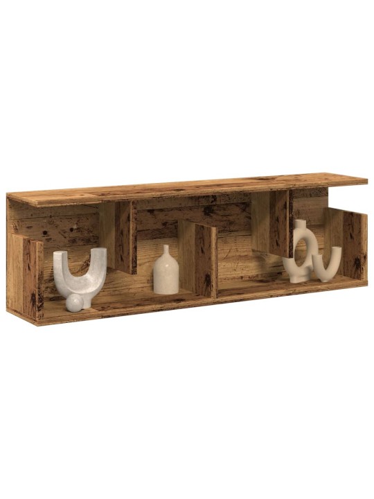 Nástěnná skříňka 100 x 20 x 30 cm old wood kompozitní dřevo